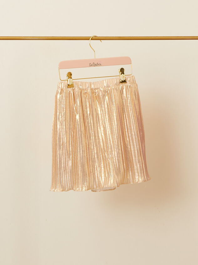 Kyra Youth Sequin Top and Pleated Skirt Detail 4 - TULLABEE