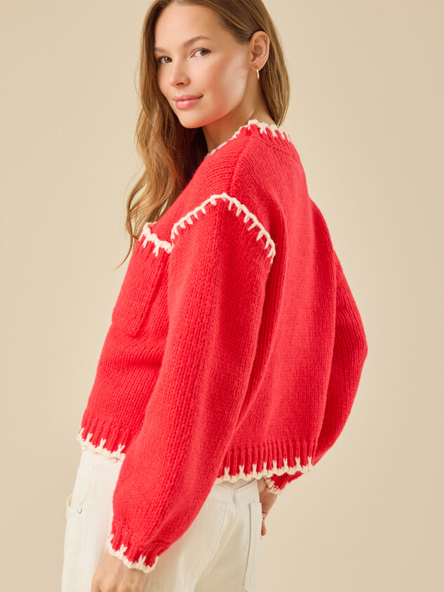 Nila Whipstitch Sweater Detail 6 - TULLABEE