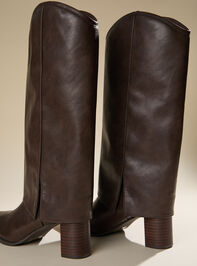 Holland Foldover Tall Boot Detail 3 - TULLABEE