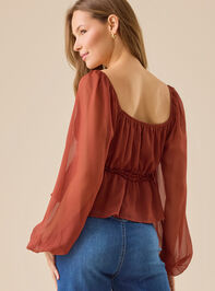 Carolina Ruffle Babydoll Top Detail 4 - TULLABEE