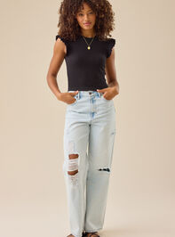 Halley Fluttersleeve Tank Detail 2 - TULLABEE