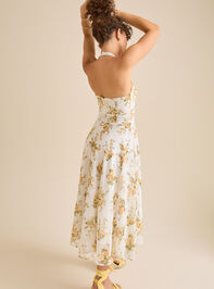 Liliana Floral Maxi Dress Detail 5 - TULLABEE