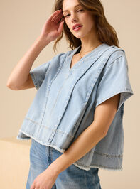 Hanah Denim Top - TULLABEE