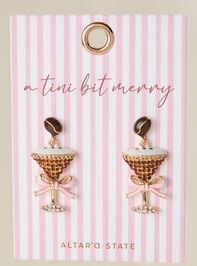 Espresso Martini Dangle Earrings - TULLABEE