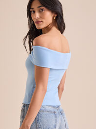 Drew Off-Shoulder Top Detail 5 - TULLABEE