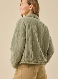 Besty Quilted Jacket Detail 6 - TULLABEE