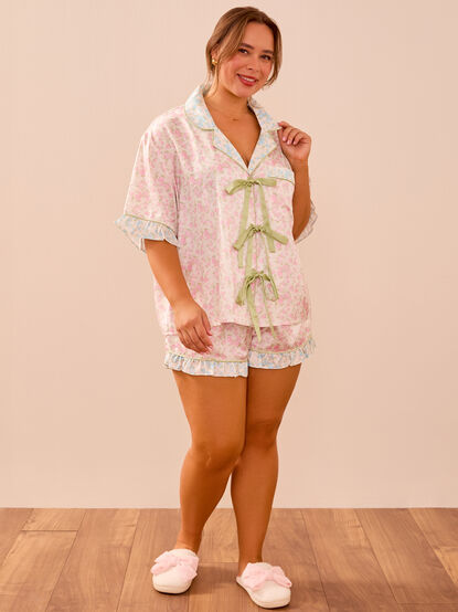Zella Floral Sleep Top - TULLABEE