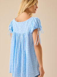 Keily Eyelet Babydoll Top Detail 4 - TULLABEE