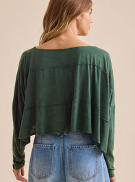 Joy Tiered Crop Top Detail 4 - TULLABEE