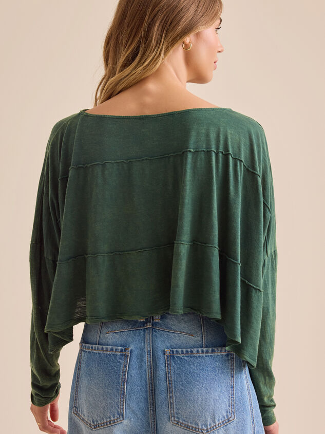 Joy Tiered Crop Top Detail 4 - TULLABEE