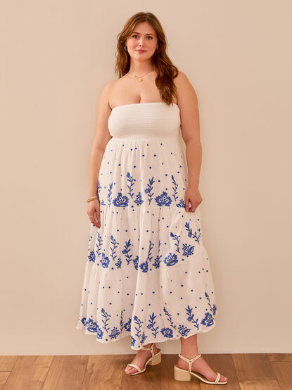 Melanie Strapless Maxi Dress - TULLABEE