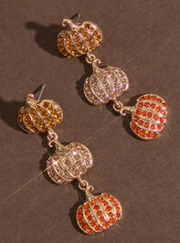 Pumpkin Dangle Earrings - TULLABEE