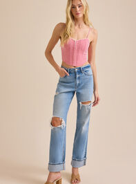 Jordan Gingham Smocked Tank Detail 2 - TULLABEE