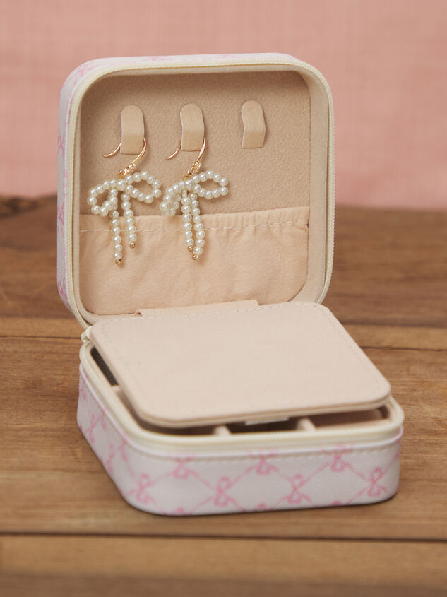 Bow Print Jewelry Box Detail 2 - TULLABEE