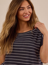 Easy Days Stripe Crew Detail 4 - TULLABEE