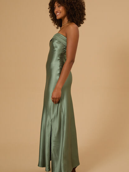Paityn Strapless Maxi Dress - TULLABEE