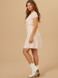Emery Eyelet Floral Mama Dress Detail 4 - TULLABEE