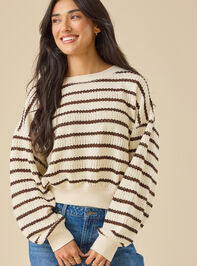 Brooke Textured Striped Top - TULLABEE