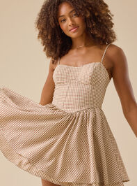 Story Gingham Mini Dress - TULLABEE
