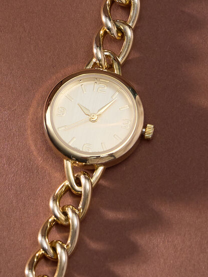 Round the Clock Chain Watch - TULLABEE