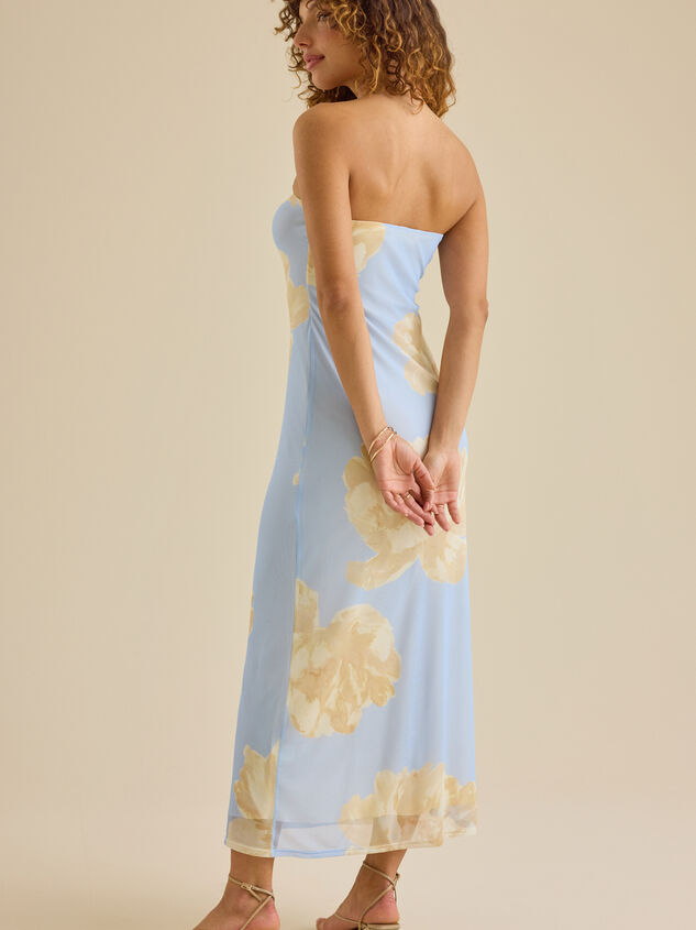 Nellie Mesh Maxi Dress Detail 4 - TULLABEE