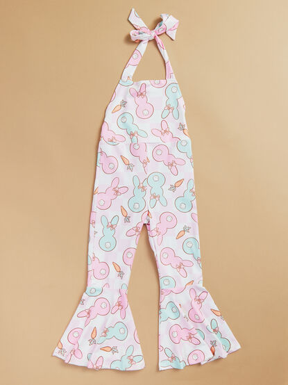 Poppy Bunny Halter Jumpsuit - TULLABEE
