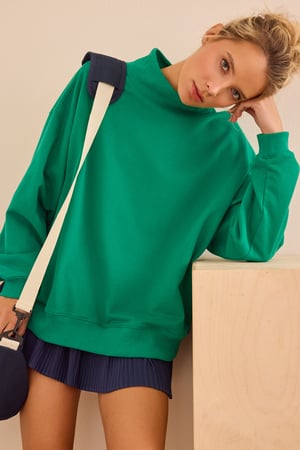 Precision Mock Neck Sweatshirt - Altar'd State - 