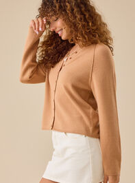 Harper Button Up Cardigan Detail 3 - TULLABEE