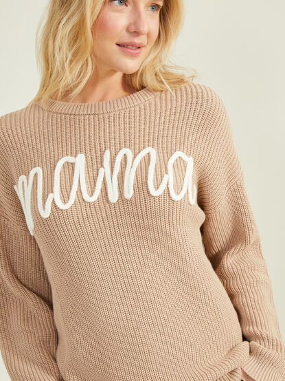 Mama Stitch Sweater - TULLABEE