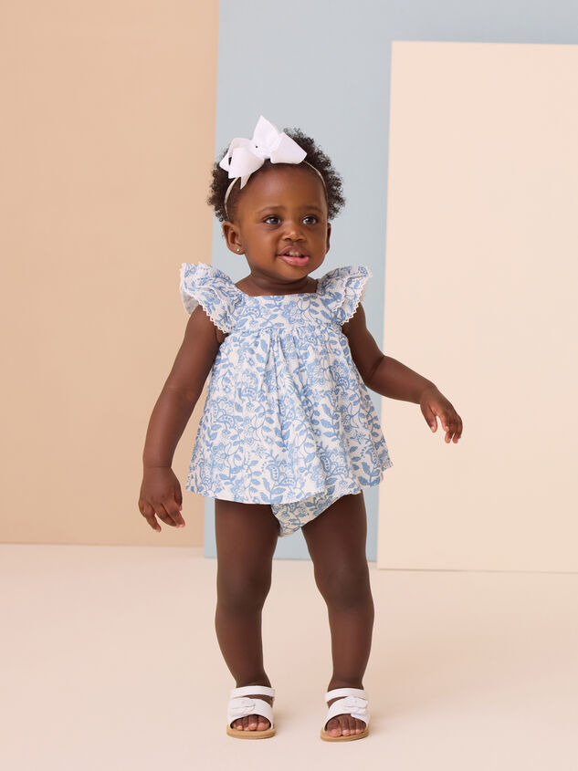 Ana Paisly Toddler Dress - TULLABEE
