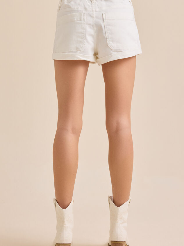 Lawson Roll Cuff Denim Short Detail 5 - TULLABEE