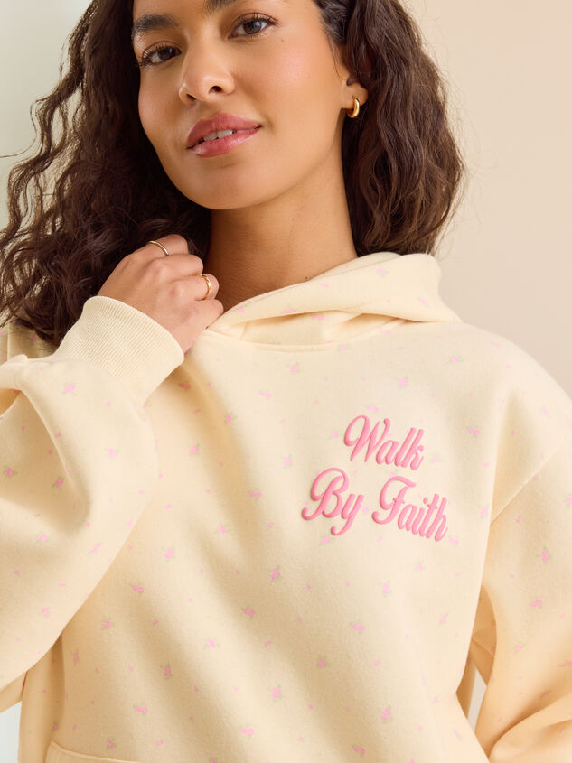 Walk By Faith Hoodie Detail 2 - TULLABEE