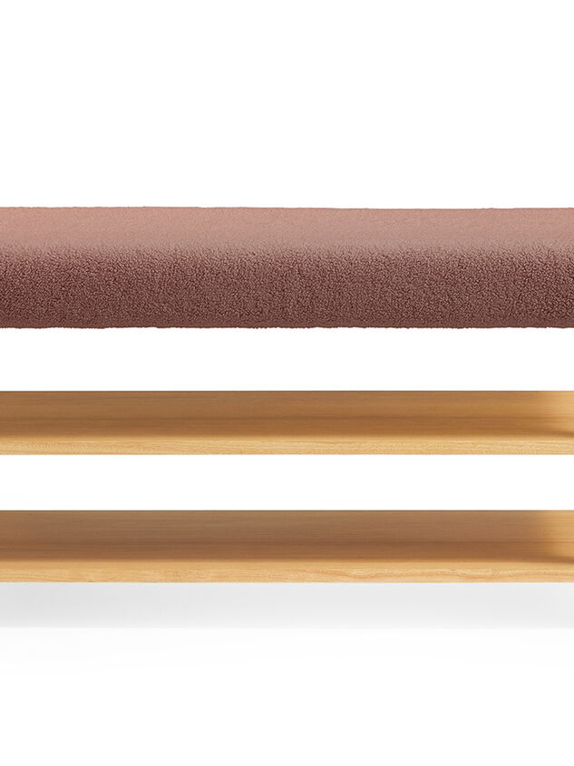 Hudson Upholstered & Wood Storage Bench - TULLABEE
