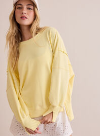 Movement Oversized Sweatshirt Detail 2 - TULLABEE