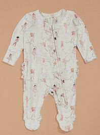Tiny Dancer Ruffle Footie - TULLABEE