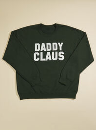 Daddy Claus Sweatshirt Detail 2 - TULLABEE
