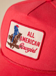American Cowgirl Trucker Hat Detail 2 - TULLABEE
