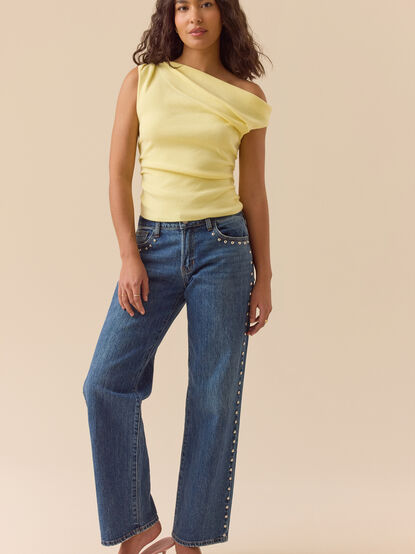 Madelyn One Shoulder Tank - TULLABEE