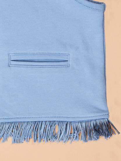 Dolly Fringe Vest - TULLABEE