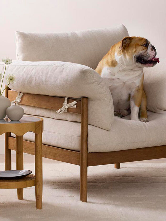 Stella Wood & Upholstered Chair Detail 2 - TULLABEE