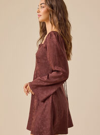 Raina Jacquard Mini Dress Detail 4 - TULLABEE