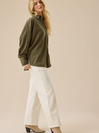 Merida Corduroy Button Down Detail 3 - TULLABEE