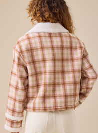 Dorothy Sherpa Collared Jacket Detail 5 - TULLABEE