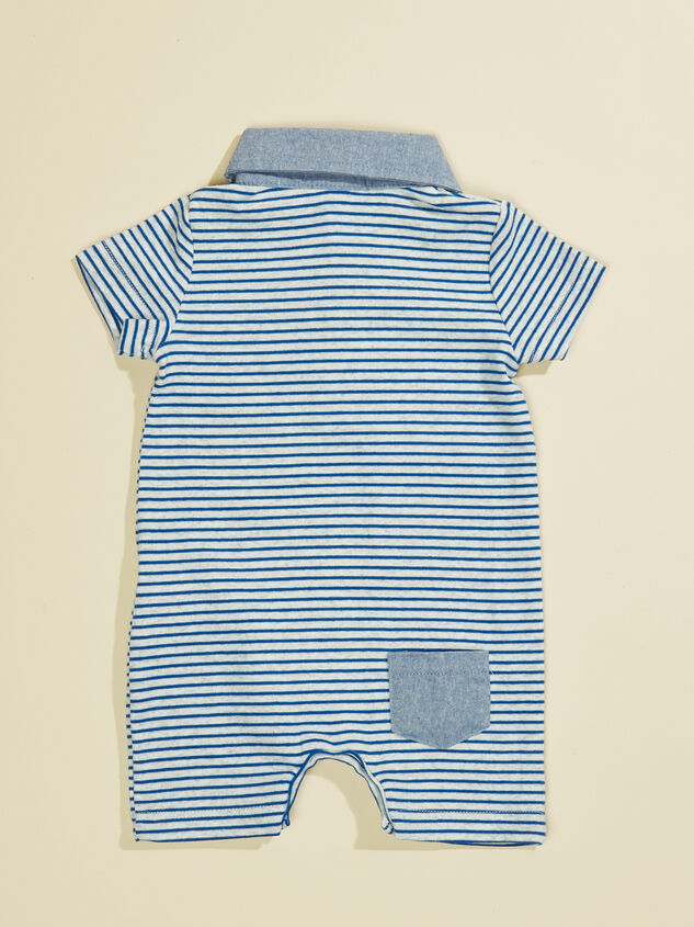 Parker Polo Romper by Me + Henry Detail 2 - TULLABEE