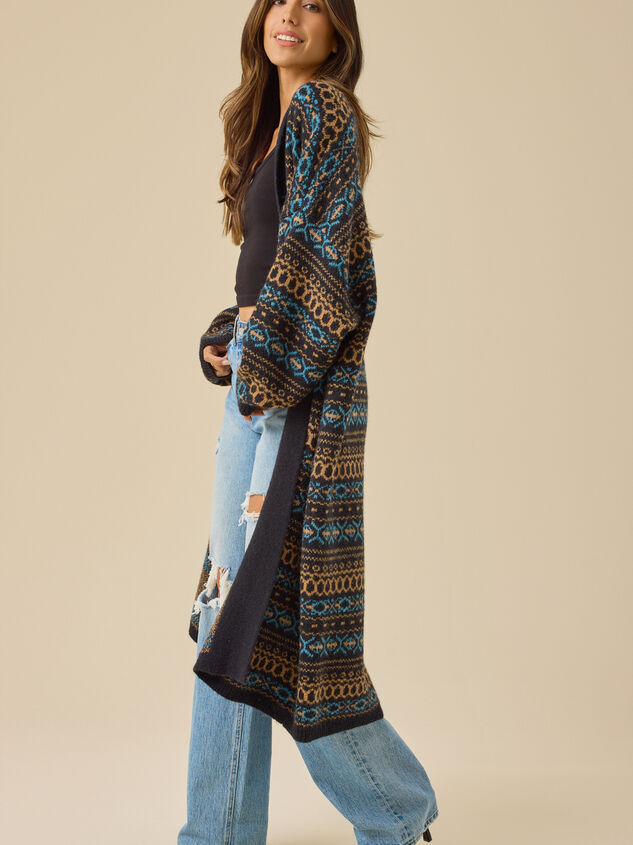 Nina Fair Isle Duster Detail 5 - TULLABEE