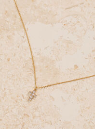 Jesus Saves Dainty Cross Necklace Detail 3 - TULLABEE