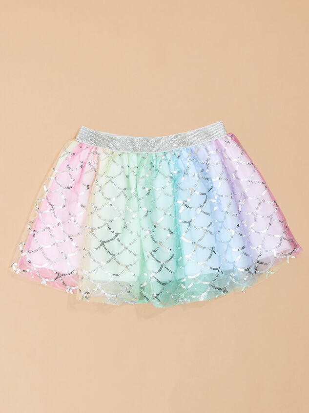 Rainbow Mermaid Tutu Detail 4 - TULLABEE