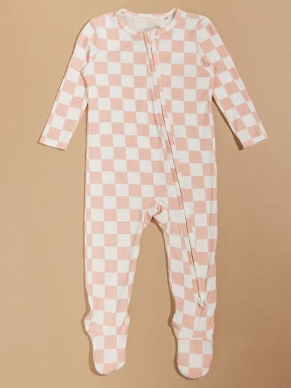 Chelsea Checkered Footie - TULLABEE