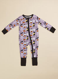 Spooky Cutie Purple Sleeper Detail 2 - TULLABEE