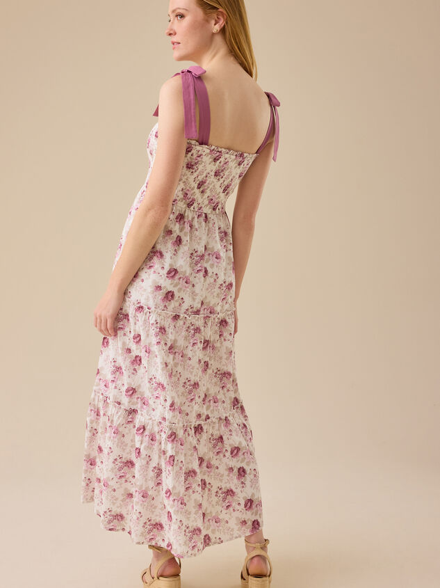 Karlie Floral Maxi Dress Detail 4 - TULLABEE